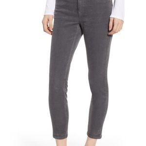 J.Crew women’s gray skinny toothpick 25 cord pants